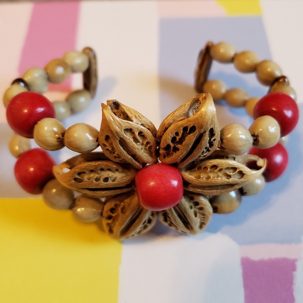 Beaded Cuff Bracelet - image 2